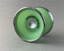 Arcitc Blast in green Side shot of the Neon Green Arctic Blast