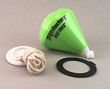 Elec-Trick spintop Spintop, string, and spintop ring