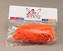 100% polyester string bright orange