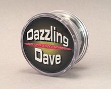 Manta Ray Clear yo-yo with Dazzling Dave Caps